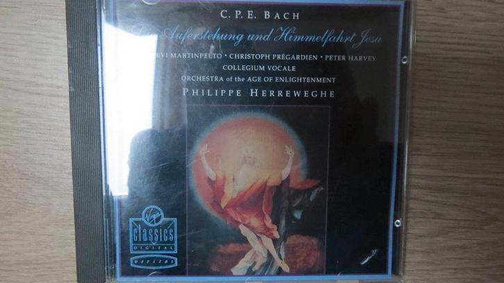 Cd: C.P.E. Bach, Himmelfahrt Jesu, Philippe Herreweghe, Cd's en Dvd's, Cd's | Klassiek, Zo goed als nieuw, Kamermuziek, Classicisme