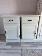 Set van 2 nachtkastjes, Ophalen, Gebruikt, 45 tot 65 cm, 70 cm of meer