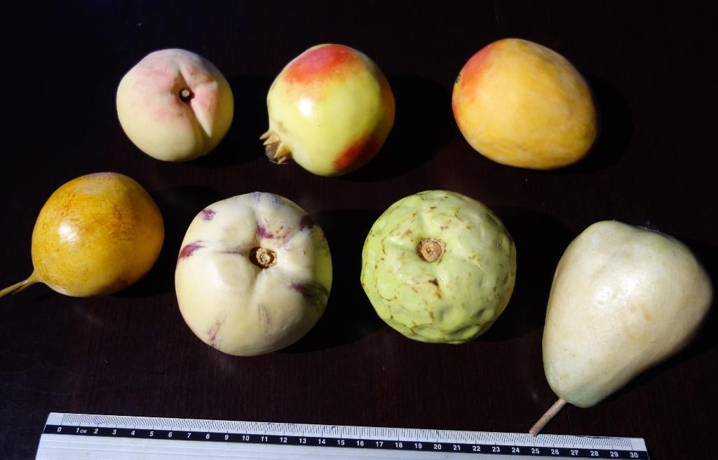 Fruit imitatie. 7 verschillende stuks, net echt., Ophalen