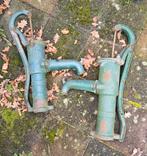 2 ouderwetse grondwater bron slinger pompen vintage ijzer, Ophalen, Gebruikt, Handmatig, Overige typen