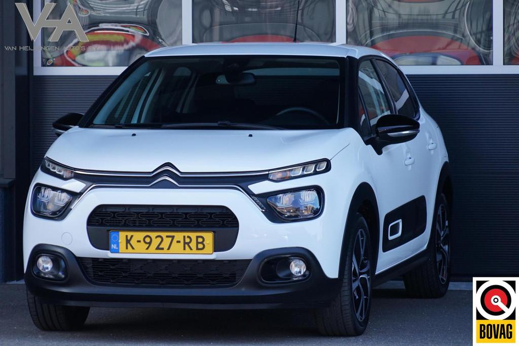 Citroen C3 1.2 PureTech Shine NL, cam. CarPlay, trekh. dis., Voorwielaandrijving, 450 kg, Euro 6, 1199 cc