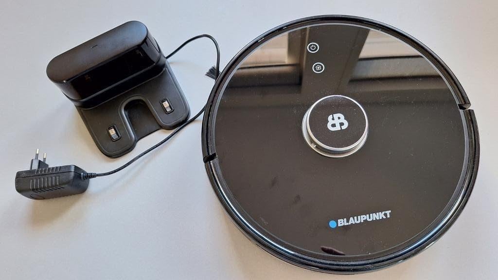 Robotstofzuiger merk Blaupunkt met dweilfuncie, Ophalen of Verzenden, Gebruikt, Reservoir, Robotstofzuiger