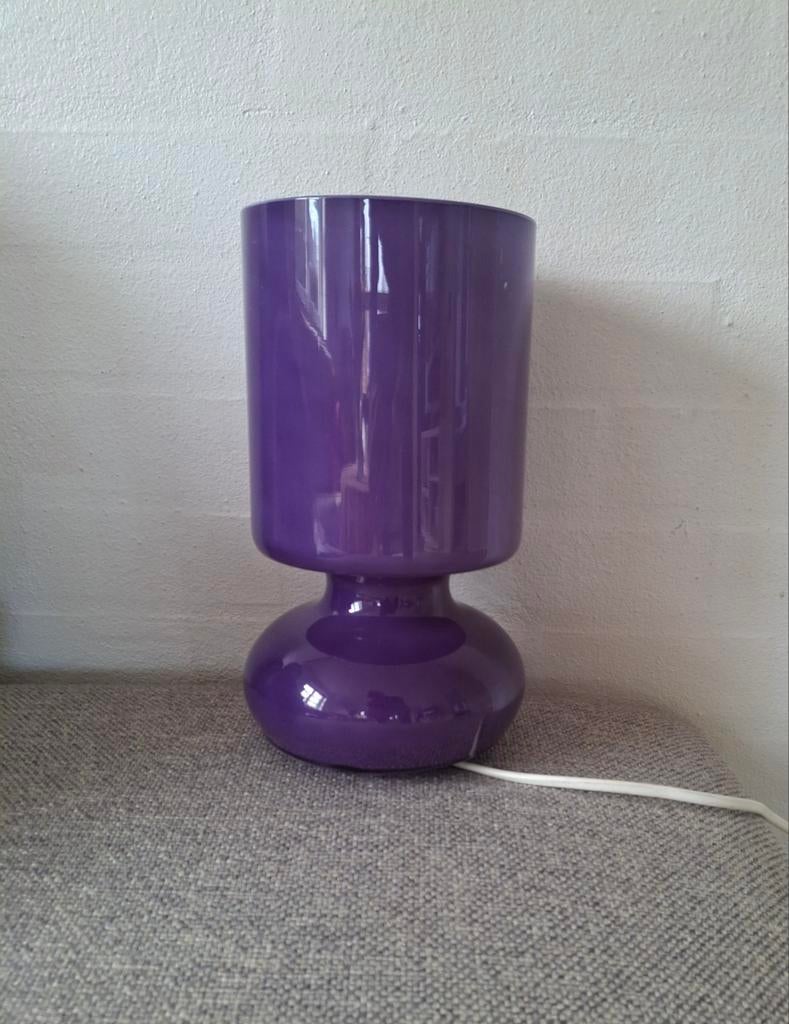 Ikea Mushroom paarse vintage tafellamp., Ophalen of Verzenden, Zo goed als nieuw, Minder dan 50 cm