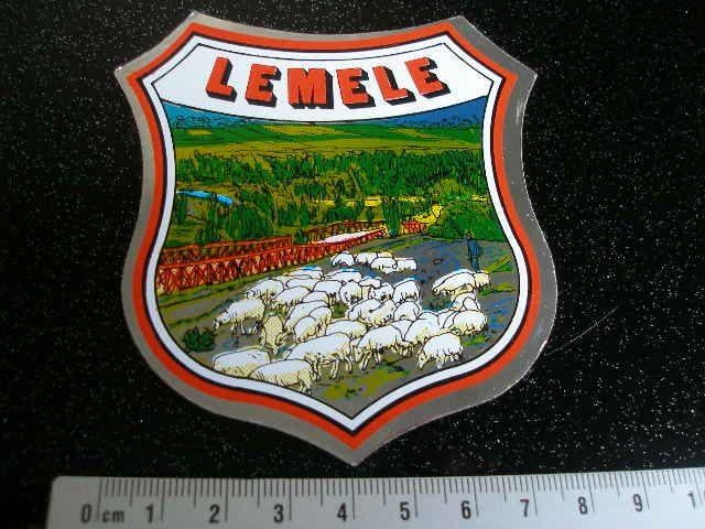 folie sticker lemele schaapsherder kudde schapen schaap, Verzenden, Zo goed als nieuw, Overige typen