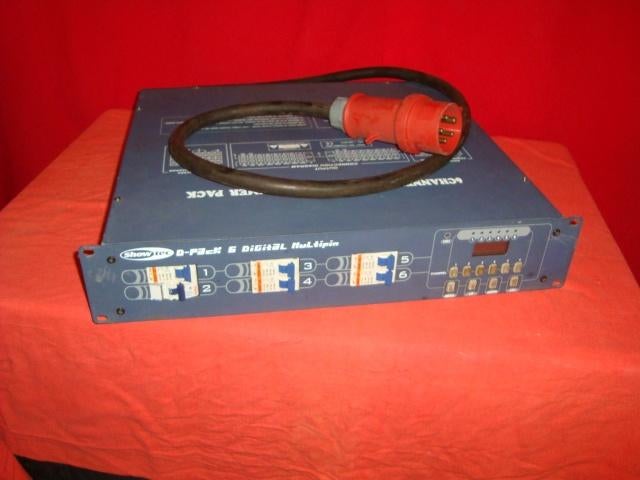 Gebruikt: Showtec D-Pak,6 Digitale Multipin Dimmer, 20230226, Ophalen of Verzenden, SHOWTEC, MTE, Gebruikt