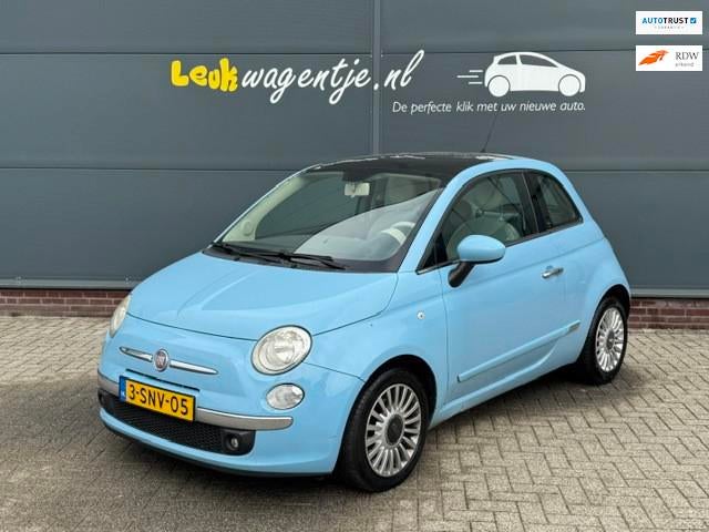 Fiat 500 0.9 TwinAir Lounge *subliem onderhoud *pano *airco, Voorwielaandrijving, Euro 5, Gebruikt, 31 €/maand