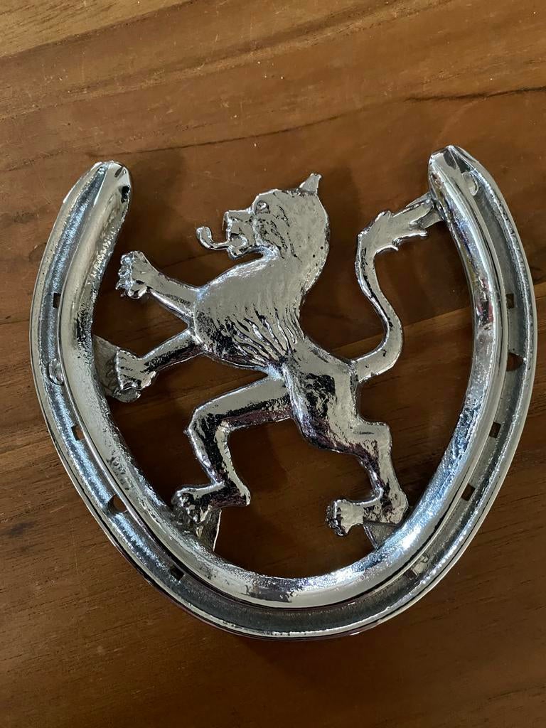 Jaren 80 hoefijzer met Hollandse leeuw voetbal, Verzamelen, Ophalen of Verzenden, Gebruikt