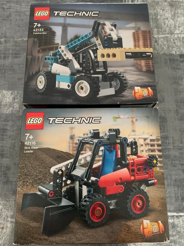 Lego Technic Telehandler en Skid Steer Loader, Ophalen, Nieuw, Complete set, Lego