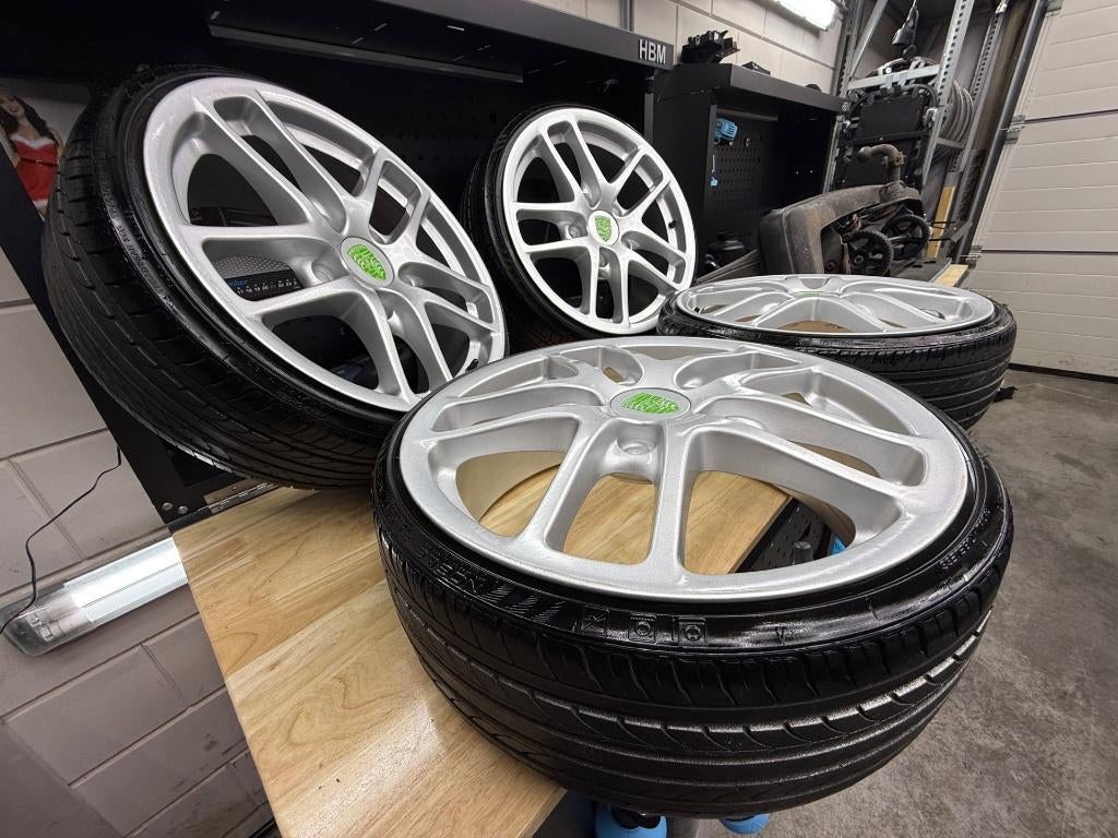 Porsche 987-Cayman 17 inch velgenset 5x130 VW Golf 1/2/3, Auto-onderdelen, Banden en Velgen, Ophalen, Gebruikt, Velg(en), 17 inch