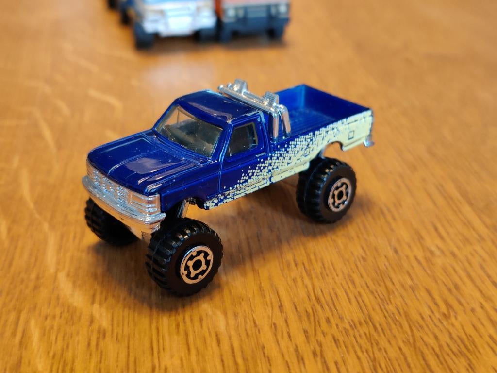 Matchbox Ford F150 Pickup BLAUW, Ophalen of Verzenden, Auto