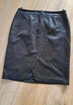 Jorli gevoerde dames rok leer look - Maat L, Kleding | Dames, Zwart, Maat 42/44 (L), Ophalen of Verzenden, Knielengte
