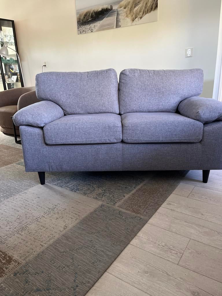 Comfortabel grijs bankstel - Zo goed als nieuw, 150 tot 200 cm, Tweepersoons, 75 tot 100 cm, Ophalen of Verzenden
