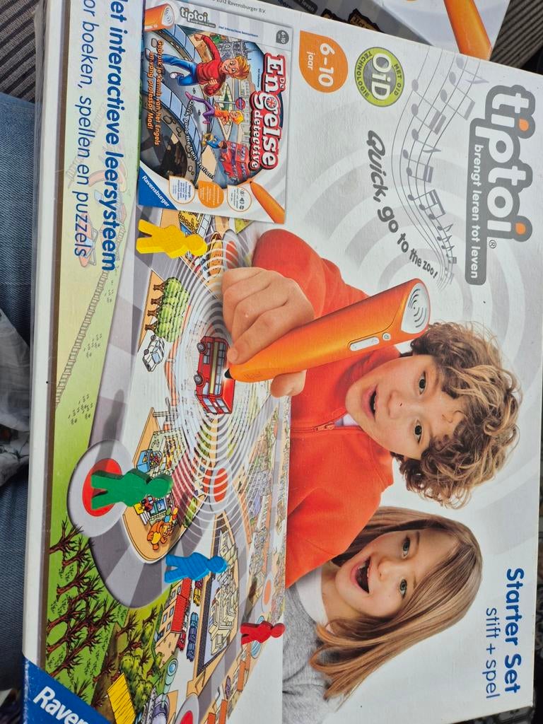 Tiptoi Starter Set met 'De Engelse detective' spel, Ophalen of Verzenden, Minder dan 500 stukjes