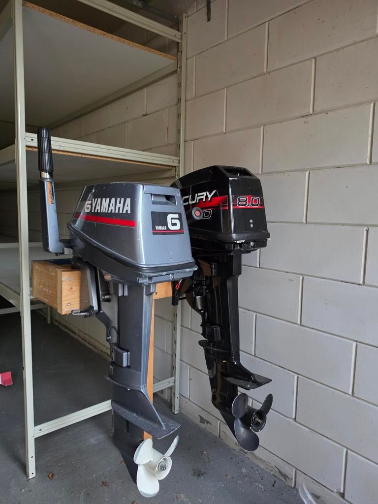 Set of Los: Yamaha 6pk Yamaha 6CMH & Mercury 8 pk, Watersport en Boten, Buiten- en Binnenboordmotoren, Ophalen, Gebruikt, 5 tot 10 pk