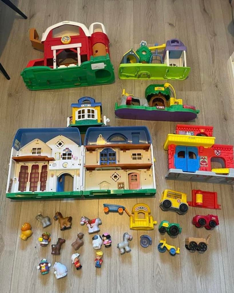 Partij Fisher Price Little People, Kinderen en Baby's, Speelgoed | Fisher-Price, Ophalen, Gebruikt, Speelset