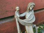 Religieuze voorstelling van moeder Maria met kind. brons, Antiek en Kunst, Antiek | Wandborden en Tegels, Ophalen