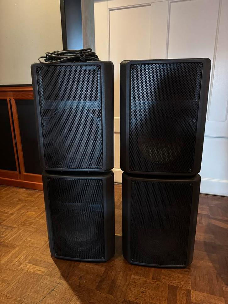 DAP Audio K-112 Luidsprekers (3 werkend, 1 voor revisie), Audio, Tv en Foto, Luidsprekers, Gebruikt, Front, Rear of Stereo speakers