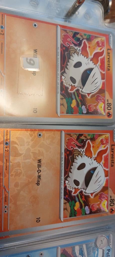 28 larvesta pokemon kaart journey together, Ophalen of Verzenden, Zo goed als nieuw