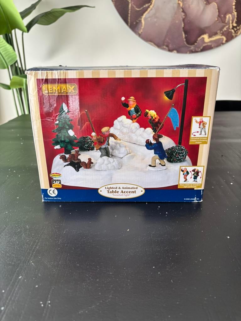 Lemax Snowball Fight, Diversen, Kerst, Ophalen, Zo goed als nieuw