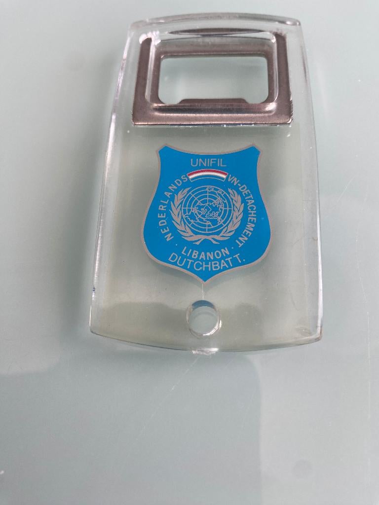 Unifil Libanon Dutch Batt opener, Verzamelen, Ophalen of Verzenden, Landmacht, Nederland, Overige typen