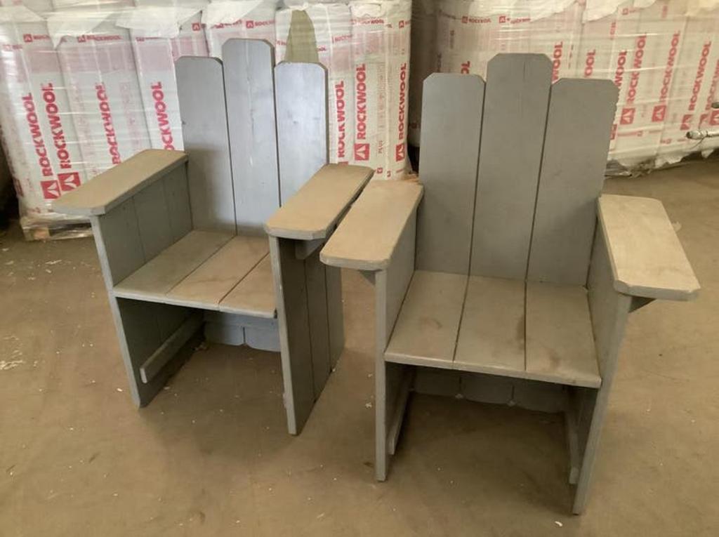 Steigerhouten stoelen, Ophalen, ., Zo goed als nieuw, .