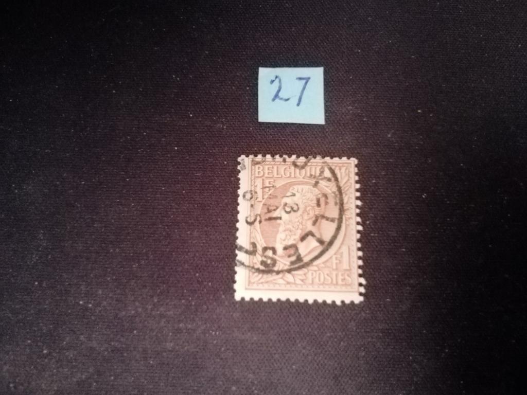 BELGIË KONING LEOPOLD II NR 46 GESTEMPELD, Postzegels en Munten, Postzegels | Europa | België, Met stempel, Ophalen of Verzenden