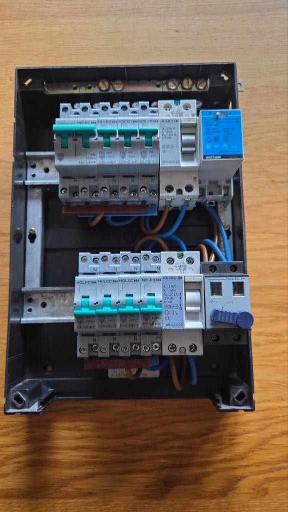 Holec Eaton groepenkast met aardlekschakelaar, Ophalen of Verzenden, Gebruikt, Overige typen
