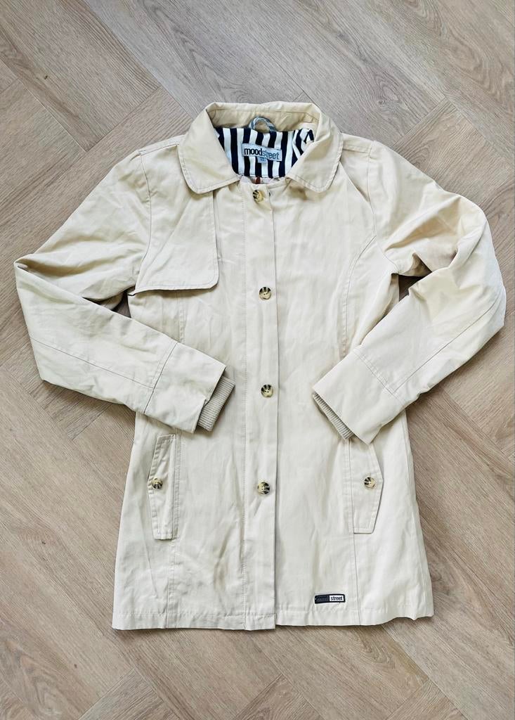 Moodstreet trenchcoat jas maat 158, Verzenden, Zo goed als nieuw, Meisje, Jas