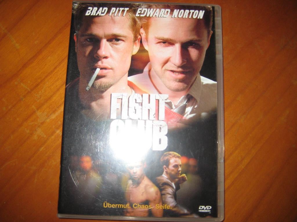 DVD, Fight Club met Brad Pitt + Edward Norton, Vanaf 16 jaar, Ophalen of Verzenden, Zo goed als nieuw