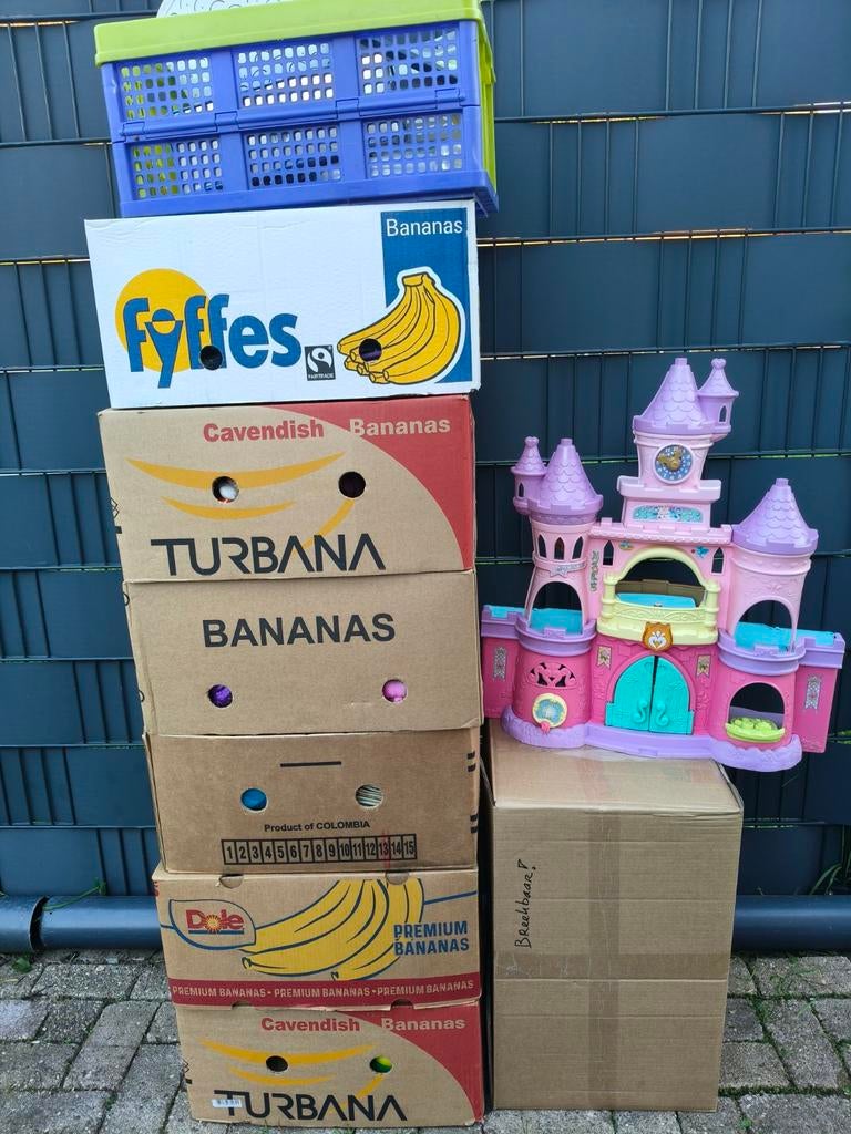 Partij rommelmarktspullen, Ophalen