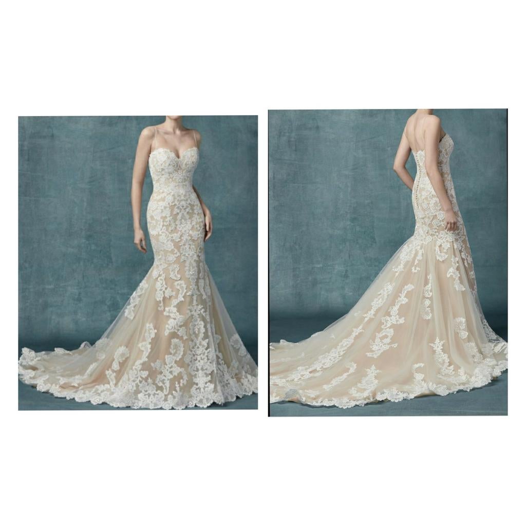 Maggie Sottero Bruidsjurk 36 bovenlijf Ivoor Blush, Kleding | Dames, Ophalen of Verzenden, Zo goed als nieuw, Wit, Trouwjurk