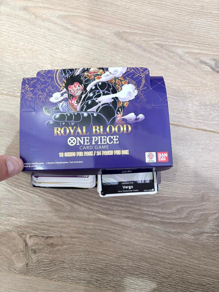 One Piece Card Game Royal Blood Booster Box (geopend), Ophalen of Verzenden, Gebruikt, Boosterbox