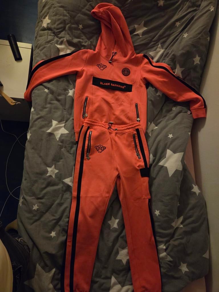 Black bananas trainingspak maat 152, Ophalen of Verzenden, Zo goed als nieuw, Maat 34 (XS) of kleiner, Zwart