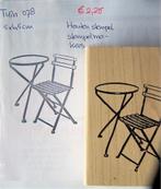 Tuin 078 Houten stempel, Ophalen of Verzenden, Gebruikt, Houten stempel