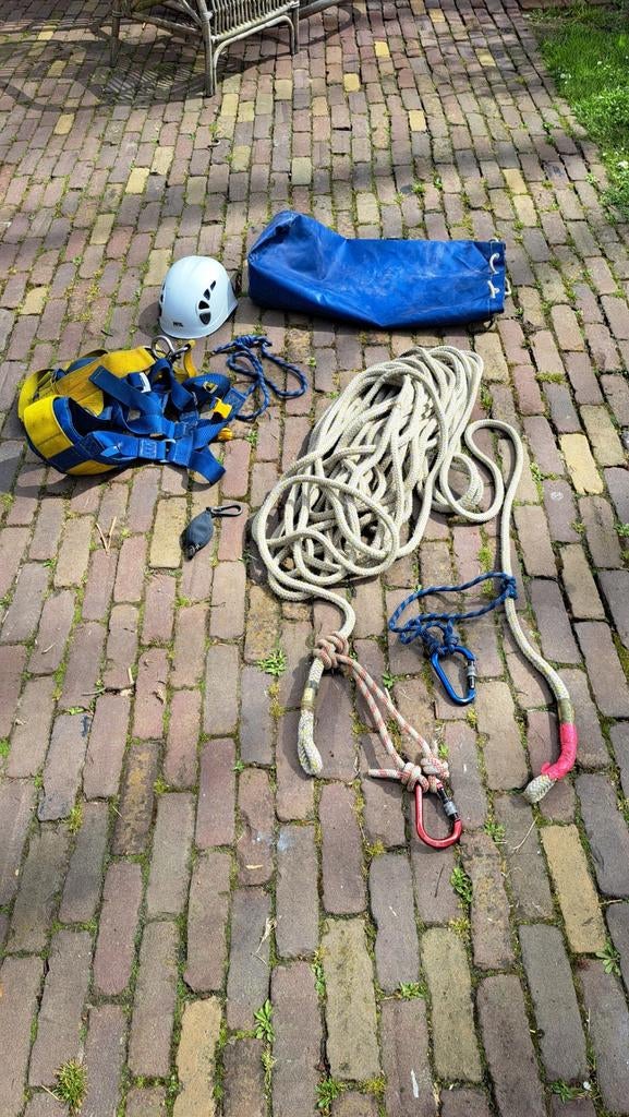 Klimspullen voor boomklimmen, complete set met harnas, Doe-het-zelf en Verbouw, Ophalen