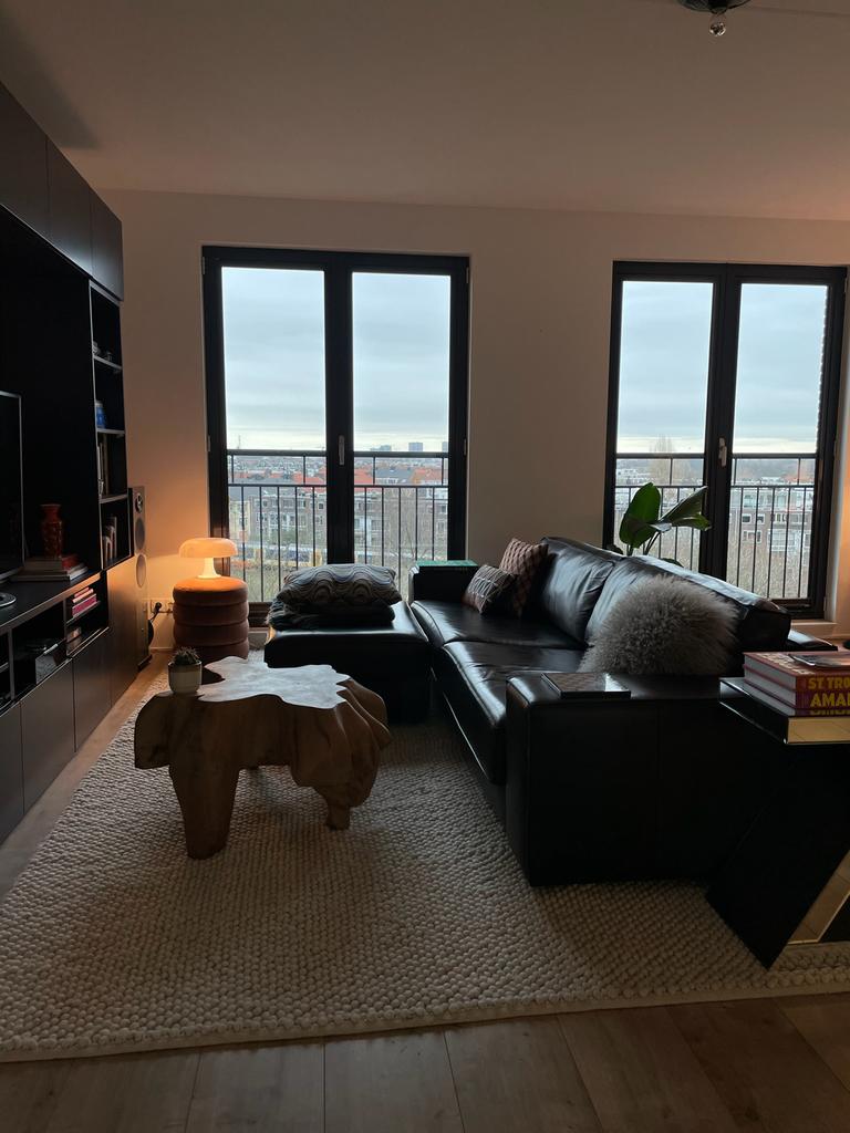 Designbank Cartel Living - Echt leer, 275x100cm, Ophalen, 250 tot 300 cm, Gebruikt, 100 tot 125 cm