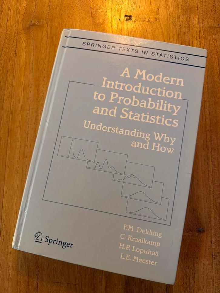 Studieboek: A Modern Introduction to Probability and Statist, Boeken, Studieboeken en Cursussen, Gelezen, WO, Beta, Ophalen of Verzenden