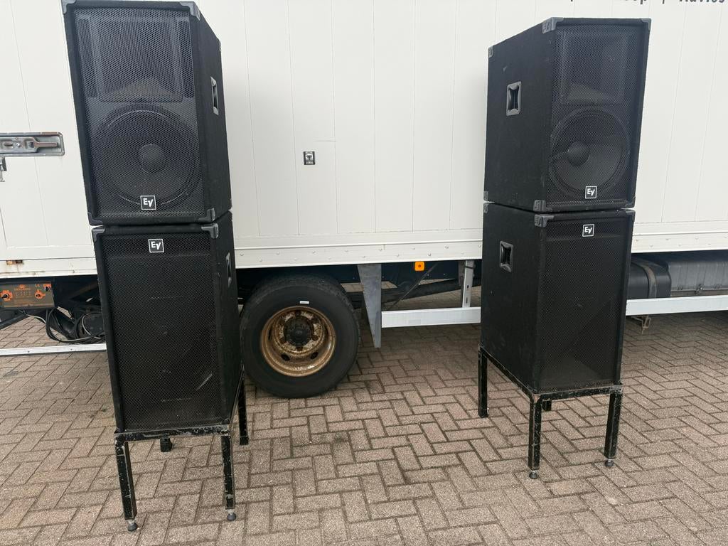 Electro Voice Eliminator Luidsprekerset, Ophalen, Gebruikt, Audio