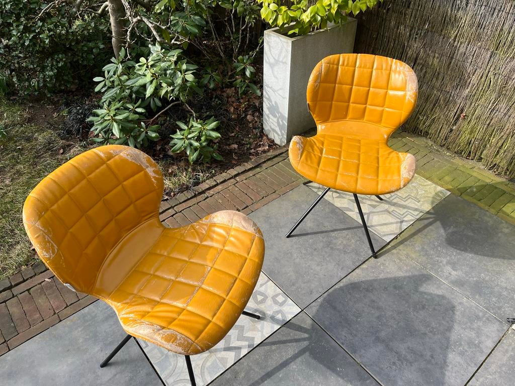 Eetkamerstoelen - Gratis af te halen Apeldoorn, Ophalen, Gebruikt, Overige kleuren, Vier