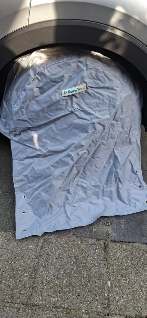 Wielcover voor camper, Ophalen