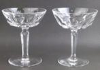 2x Vintage Waterford kristallen champagne coupes, Antiek en Kunst, Ophalen