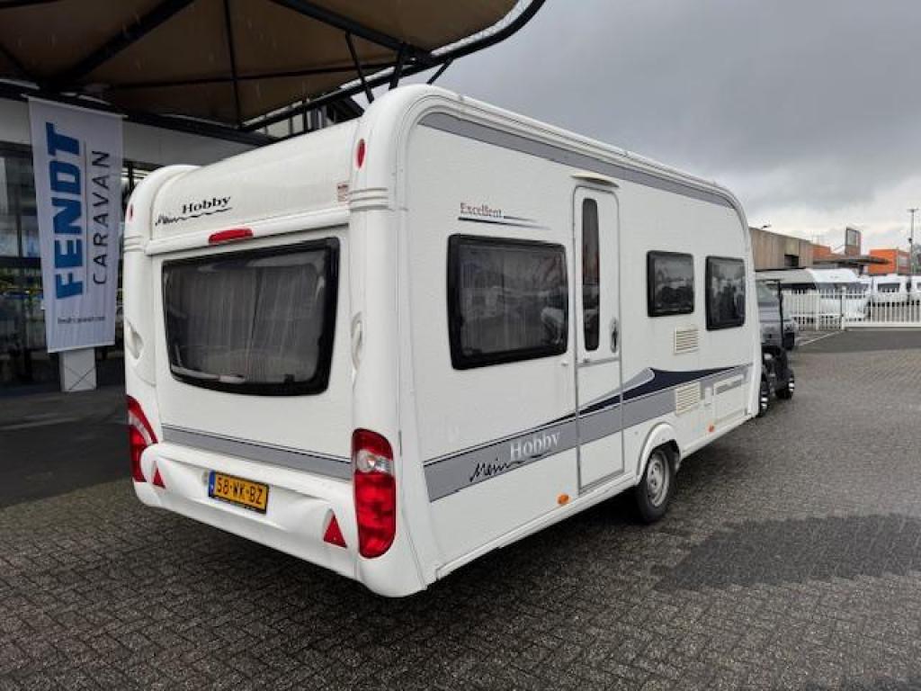 Hobby Excellent 455 UF 2013 MOVER + NIEUWE TENT!, Standaardzit, Bedrijf, 4 tot 5 meter, Tot en met 4