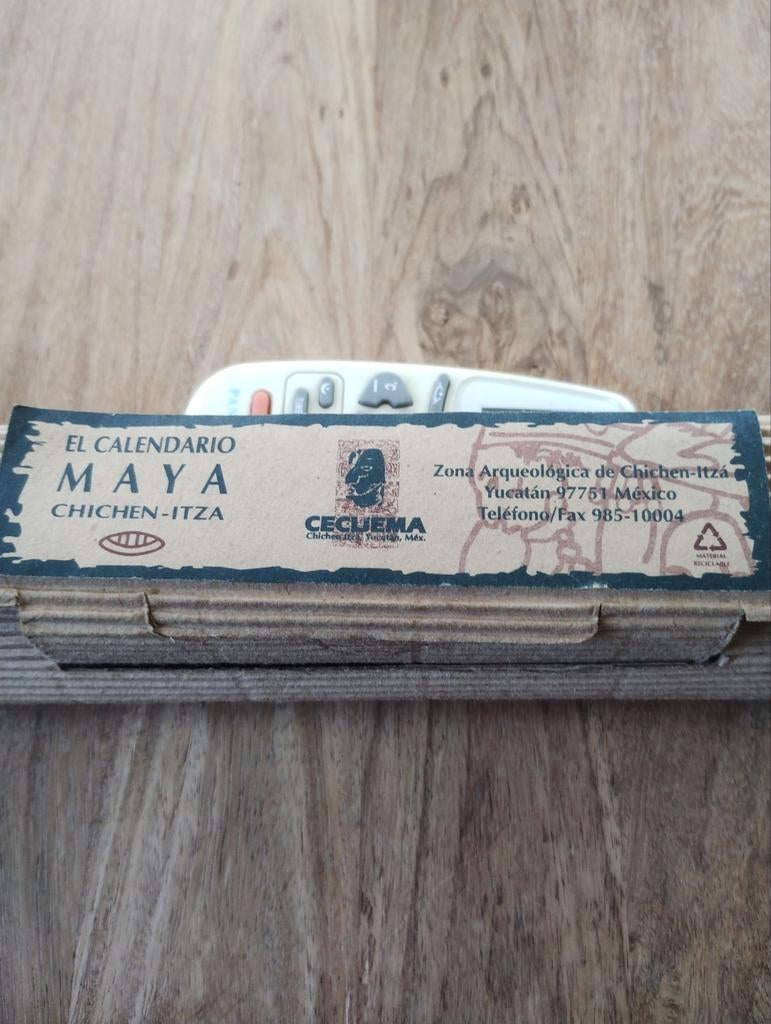 Maya kalender uit Mexico uit 1997, Ophalen of Verzenden
