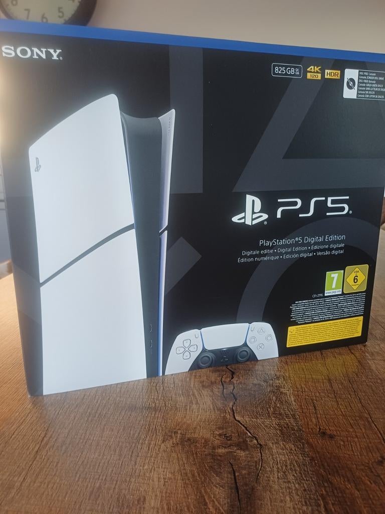 Playstation 5 Digital Edition 825 GB Nieuw in doos!, Ophalen of Verzenden, Nieuw
