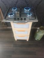 Inbouw kookplaat butaan propaan flessengas lpg gas, Zo goed als nieuw, Inbouw, Gas, 4 kookzones