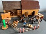 Mooie oude boerderij met beesten,kar,hekken,hokken, Ophalen of Verzenden, Gebruikt
