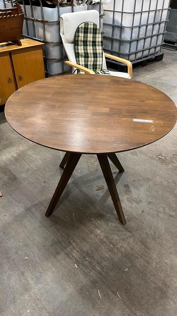 Ronde Eettafel WD-028 Marktplaats nummer 188, Huis en Inrichting, Tafels | Eettafels, Gebruikt, 100 tot 150 cm, Rond, Ophalen