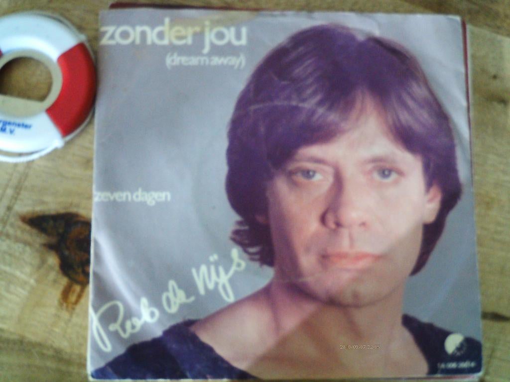 rob de nijs -- zonder jou 24a, Cd's en Dvd's, 7 inch, Single, Ophalen of Verzenden, Nederlandstalig