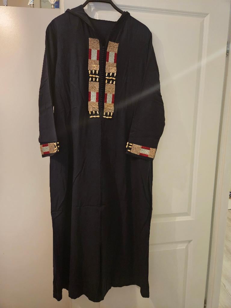 Marokkaanse dames jellaba, Kleding | Dames, Gelegenheidskleding, Overige typen, Blauw, Maat 42/44 (L), Ophalen of Verzenden