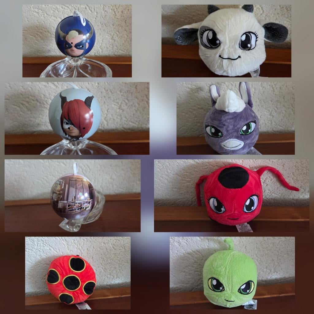 Miraculous ladybug and cat noir knuffels en bal, Ophalen of Verzenden, Overige typen